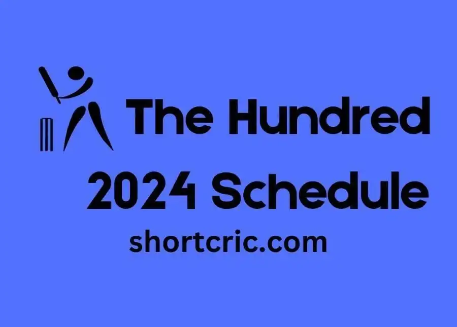 The Hundred 2024 Schedule Banner.
