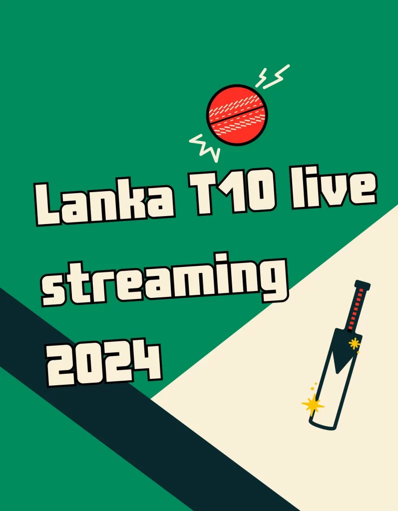 Lanka T10 live streaming broadcast on digital platforms