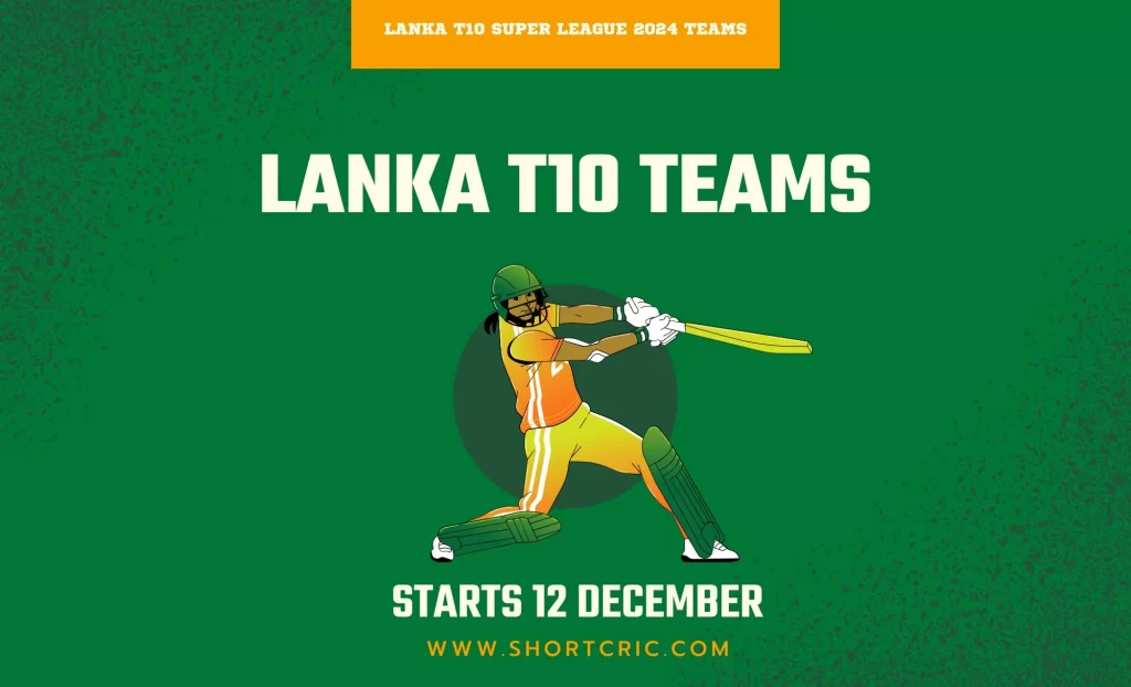 Lanka T10 Teams Official Name of franchise