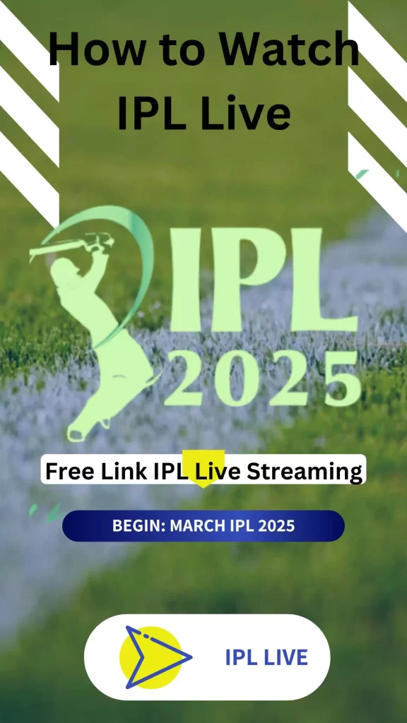 Watch IPL live streaming for 2025 on platforms like JioCinema, Disney+ Hotstar, and Willow TV. Get ready for thrilling IPL matches.